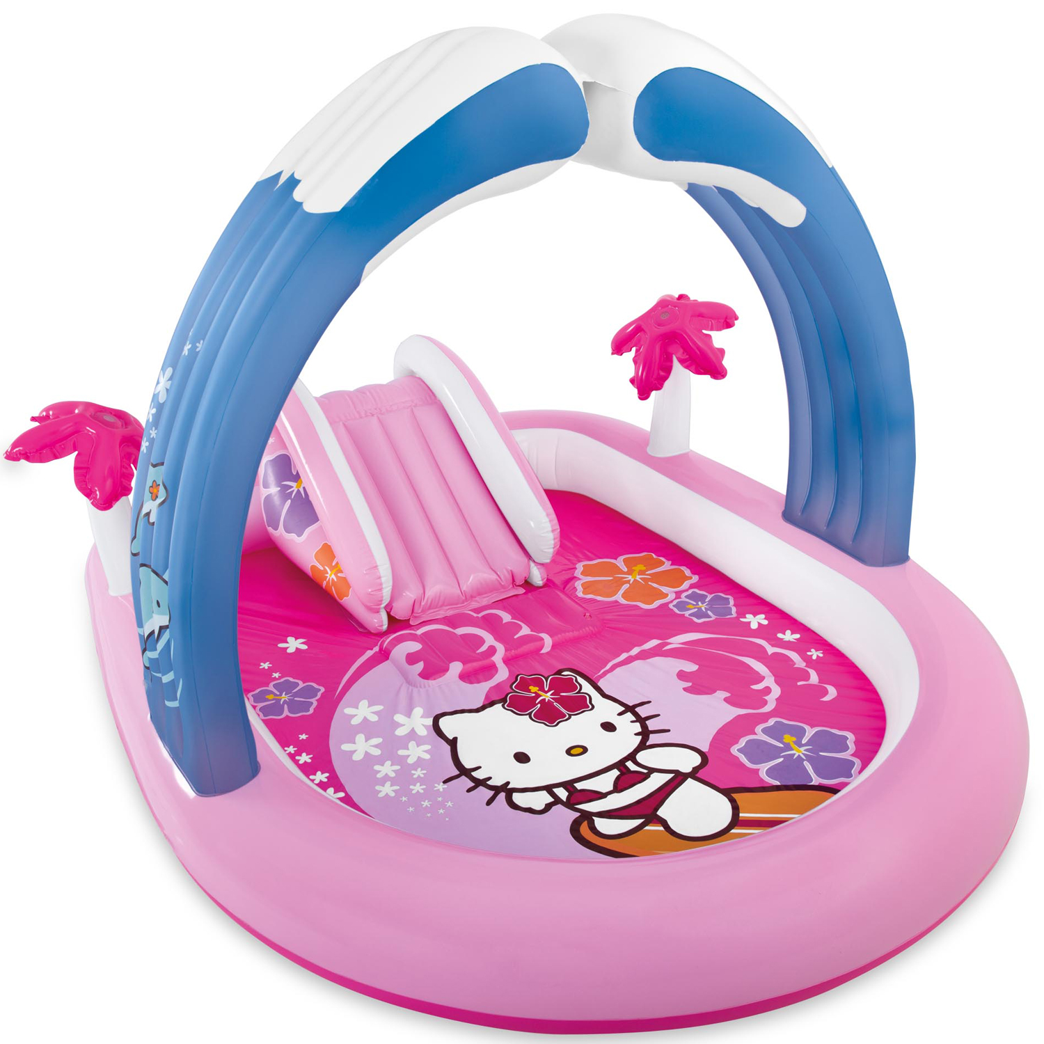IntexKinder Swimming Pool und Planschbecken mit Wasserspielfunktion