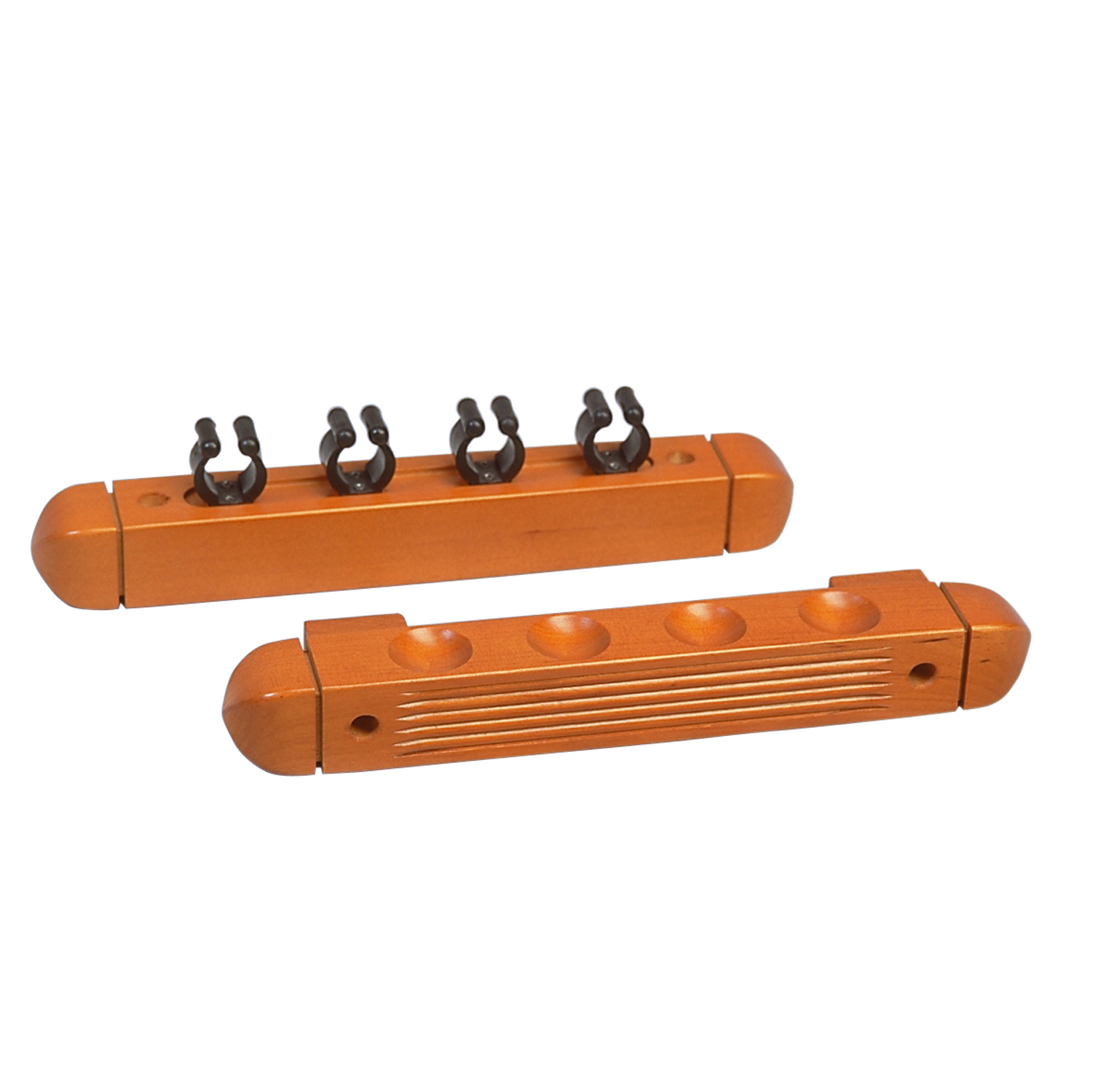 Queuehalterung / Wandhalter für Billardqueues "Antik"braun