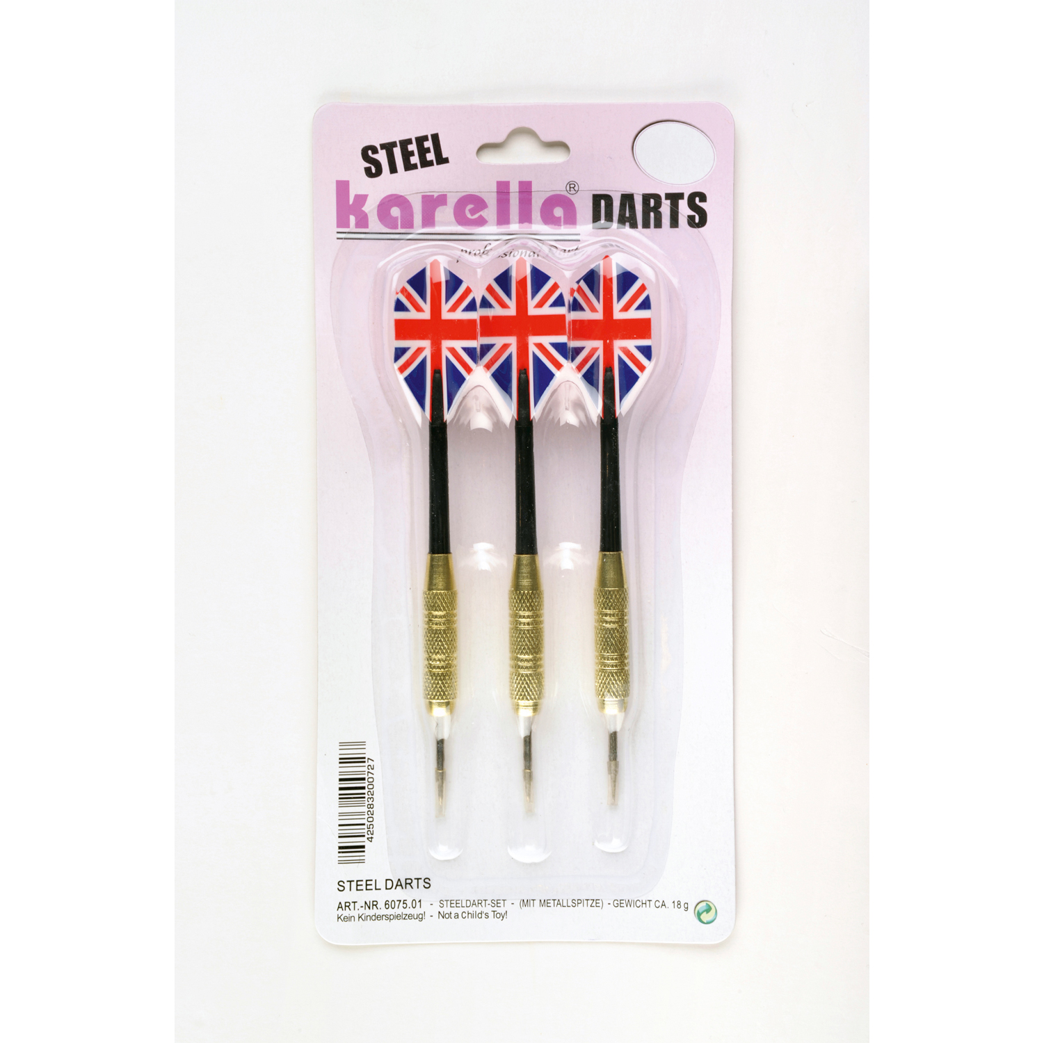 Dartpfeile / Steeldartpfeile 3er-Set "Union Jack"18 g