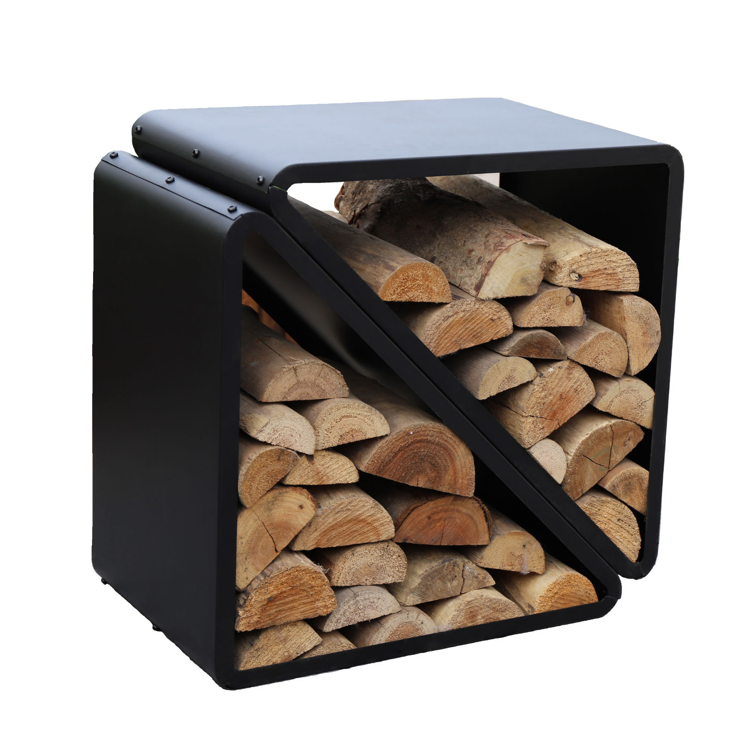 WestmannKaminholzregalschwarz57 x 35,5 x 56 cm (L x B x H)